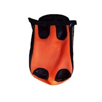 Canguro mochila para mascotas perro talla L naranja